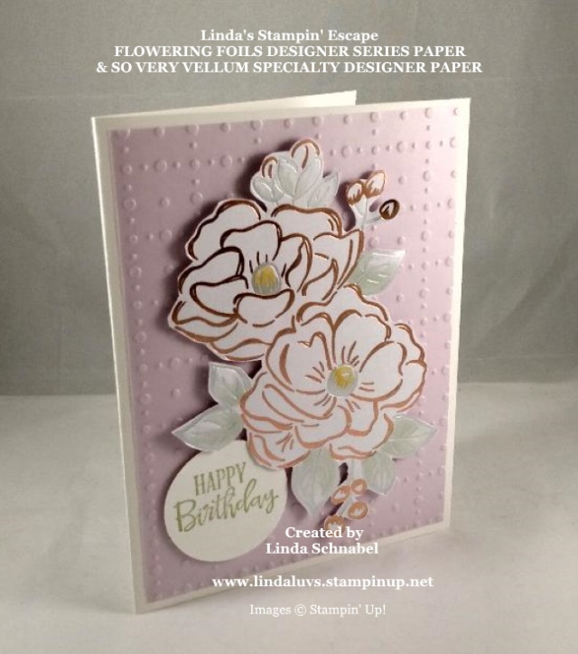 Second Release Sneak Peek: Flowering Foils Specialty Designer Series ...